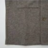 Fleece jersey overshirt voor heren