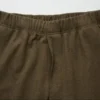 Geborstelde jerseybroek voor heren