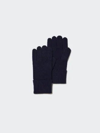 Gebreide kasjmierhandschoenen voor heren