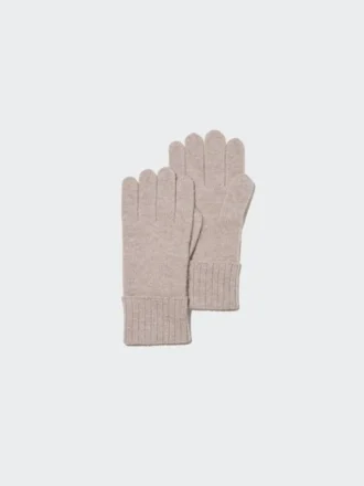 Gebreide kasjmierhandschoenen voor heren