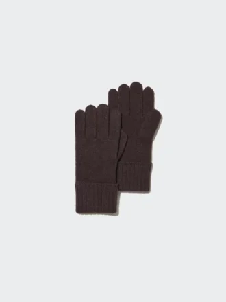 Gebreide kasjmierhandschoenen voor heren