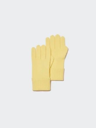 Gebreide kasjmierhandschoenen voor heren