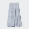 Gelaagde maxi-rok voor dames | Bedrukt