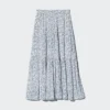 Gelaagde maxi-rok voor dames | Bedrukt