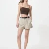 Geribbelde bandeau-Bh zonder beugels voor dames