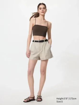 Geribbelde bandeau-Bh zonder beugels voor dames