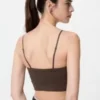 Geribbelde bandeau-Bh zonder beugels voor dames