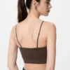 Geribbelde bandeau-Bh zonder beugels voor dames