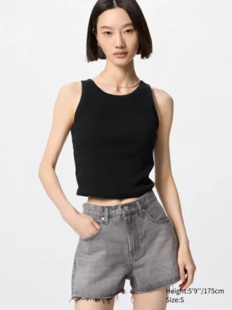 Geribbelde cropped Bh-top voor dames | 2025-editie