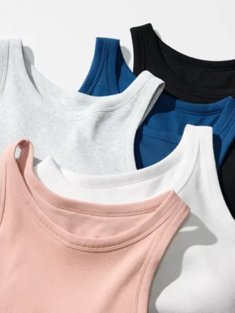 Geribbelde cropped Bh-top voor dames | 2025-editie