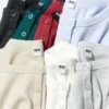 Geribd Henley-T-shirt voor dames