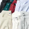 Geribd Henley-T-shirt voor dames