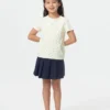Geribd T-shirt voor kinderen | Bloem