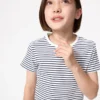 Geribd T-shirt voor kinderen | Gestreepte