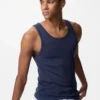 Geribde tanktop voor heren in Dry Color