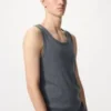 Geribde tanktop voor heren in Dry Color