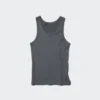 Geribde tanktop voor heren in Dry Color