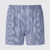 Geweven herenboxershorts | Geruit