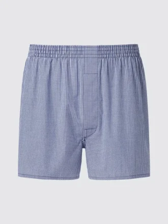 Geweven herenboxershorts | Geruit