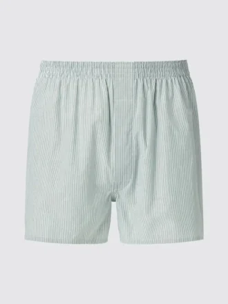 Geweven herenboxershorts | Gestreepte