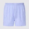 Geweven herenboxershorts | Gestreepte