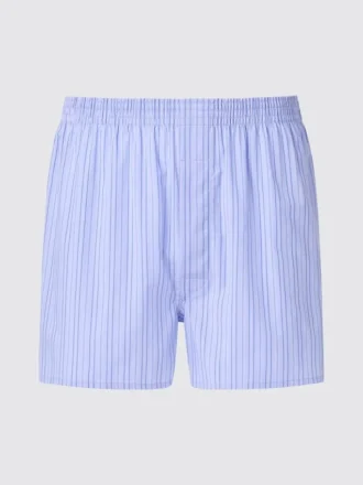 Geweven herenboxershorts | Gestreepte