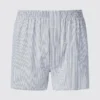 Geweven herenboxershorts | Gestreepte