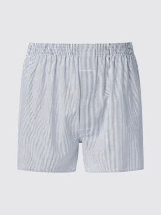 Geweven herenboxershorts | Gestreepte