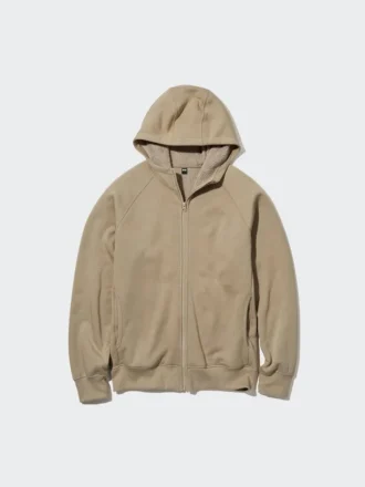 HEATTECH-hoodie met ritssluiting en fleecevoering voor heren
