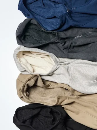 HEATTECH-hoodie met ritssluiting en fleecevoering voor heren