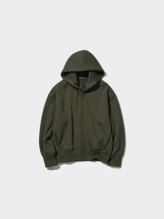 HEATTECH-hoodie met volledige ritssluiting en fleecevoering voor dames