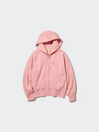 HEATTECH-hoodie met volledige ritssluiting en fleecevoering voor dames