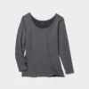 HEATTECH katoen T-shirt voor dames | Extra warm | Ronde hals