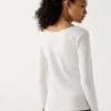 HEATTECH katoen T-shirt voor dames | Extra warm | Ronde hals