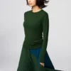 HEATTECH-t-shirt van kasjmiermix voor dames | Extra warm