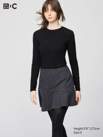 HEATTECH-t-shirt van kasjmiermix voor dames | Extra warm