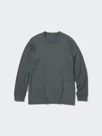 Heattech Ultra Warm T-shirt met ronde hals en Longsleeves voor heren (editie 2022)