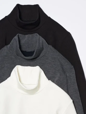 HEATTECH Ultra Warm T-shirt voor dames | Hoge hals