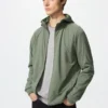 Heren DRY-EX UV-beschermende Hoodie met doorlopende rits