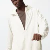 Heren DRY-EX UV-beschermende Hoodie met doorlopende rits
