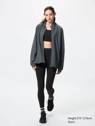 Heren DRY-EX UV-beschermende Hoodie met doorlopende rits