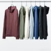 Heren DRY-EX UV-beschermende Hoodie met doorlopende rits