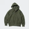 Heren-Hoodie met capuchon en doorlopende rits