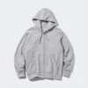 Heren-Hoodie met capuchon en doorlopende rits