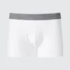 Heren katoenen boxerslip met lage taillehoogte