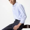 Heren Oxford slim overhemd | Gestreepte