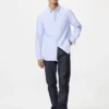 Heren Oxford slim overhemd | Gestreepte