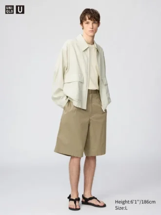 Heren-Shorts met plooien | 12,5 inch