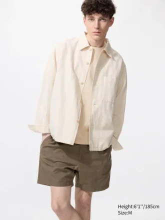 Heren Shorts van linnenmix | 5″