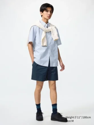 Heren Shorts van linnenmix | 5″